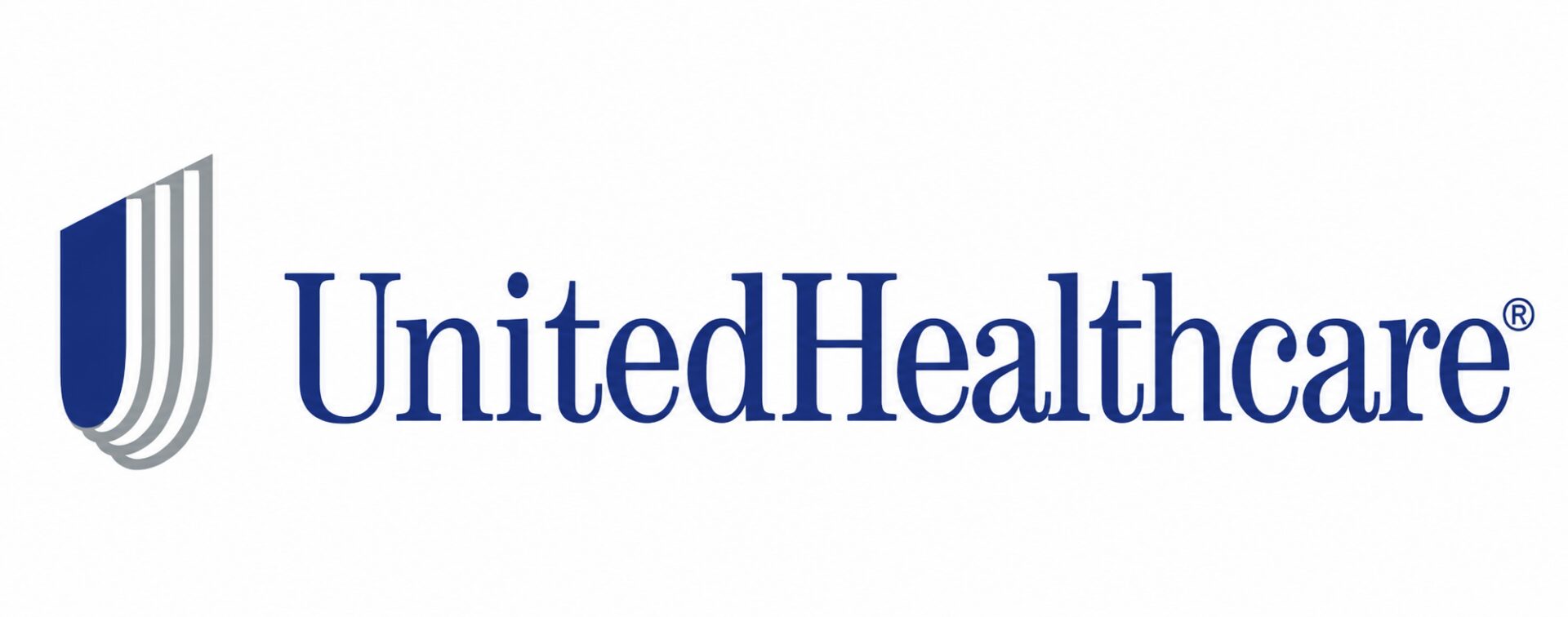 UnitedHealthcare logo with blue shield icon.